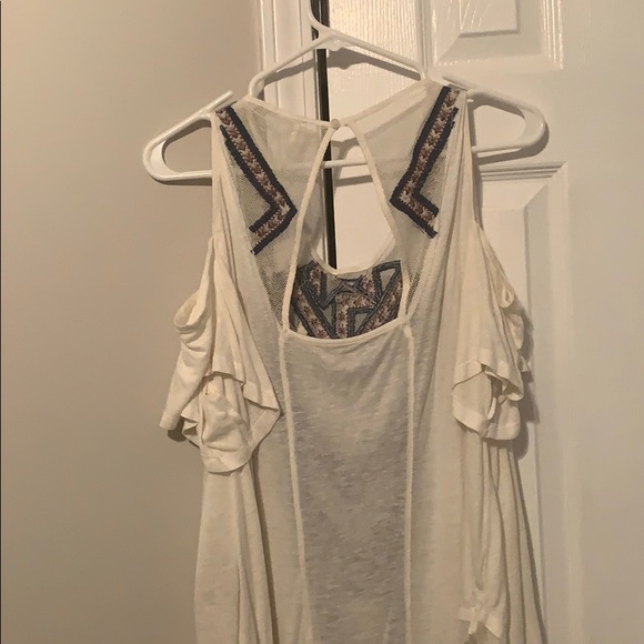 free people open shoulder shirt - Picture 5 of 6